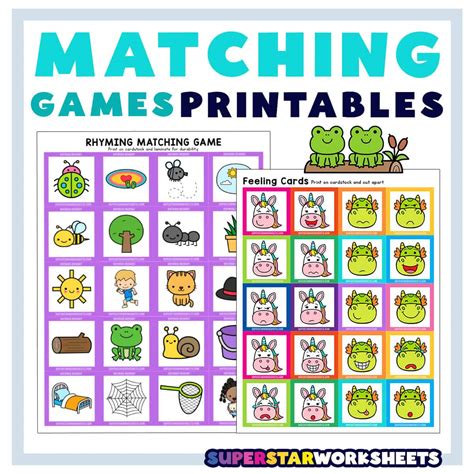 Matching Game Printable
