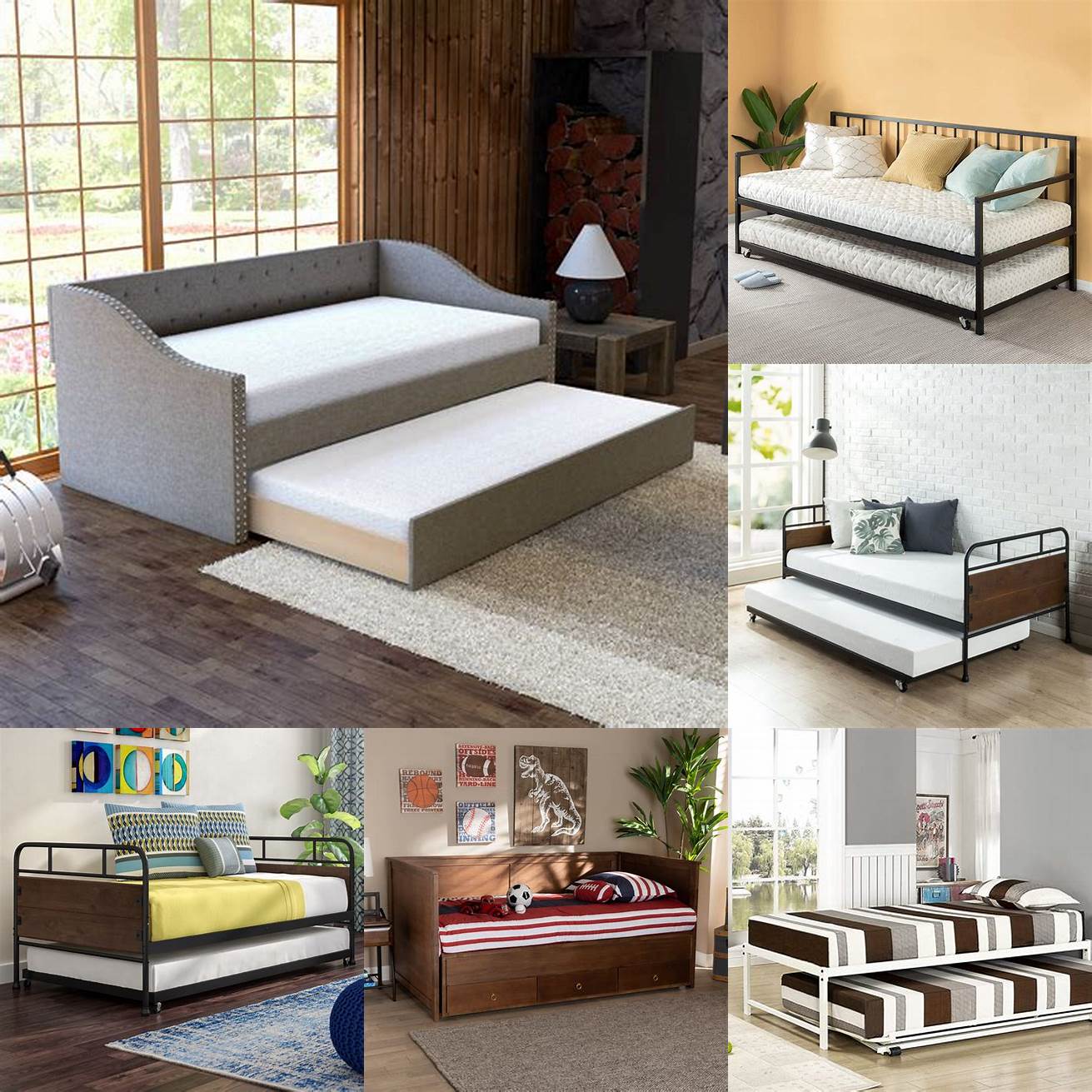 Material Twin beds with trundle come in various materials such as wood metal or upholstered fabric Choose a material that fits your style and budget