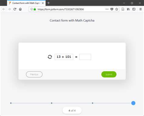 Math CAPTCHA