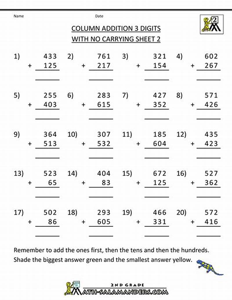 Math Printable Sheets