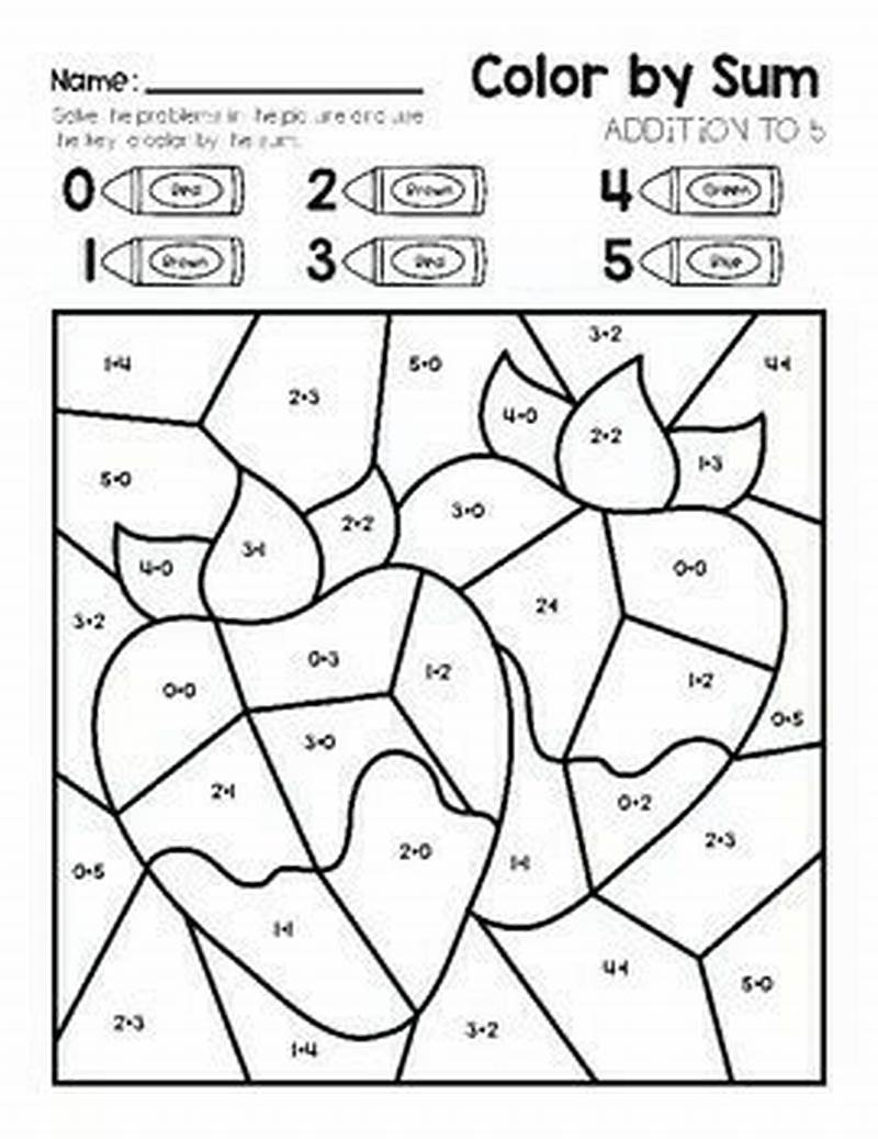 Math Problem Coloring Sheet
