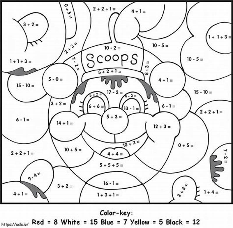 Math Worksheet Coloring