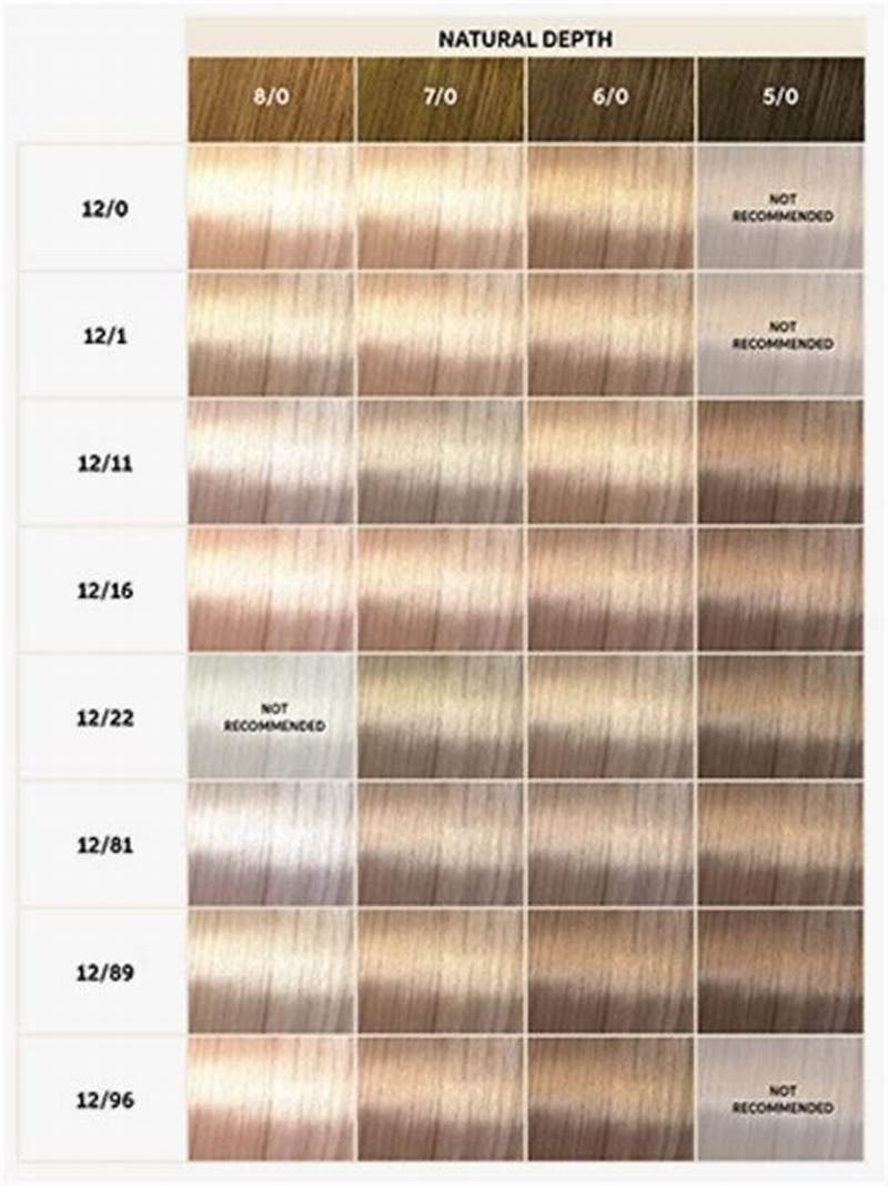 Matrix High Lift Color Chart