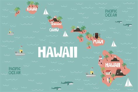 Maui vs Oahu Map