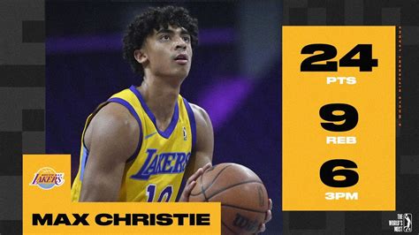 Max Christie Career High