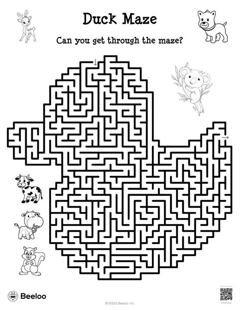 Maze Printable For Kids