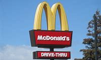 McDonald's Drive Thru Sign