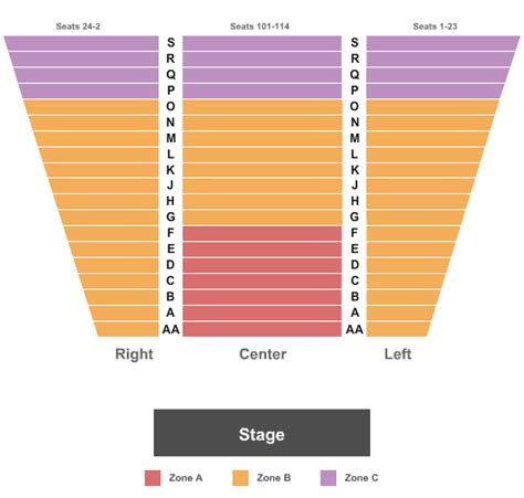 Meadowbrook Theatre Seating Chart
