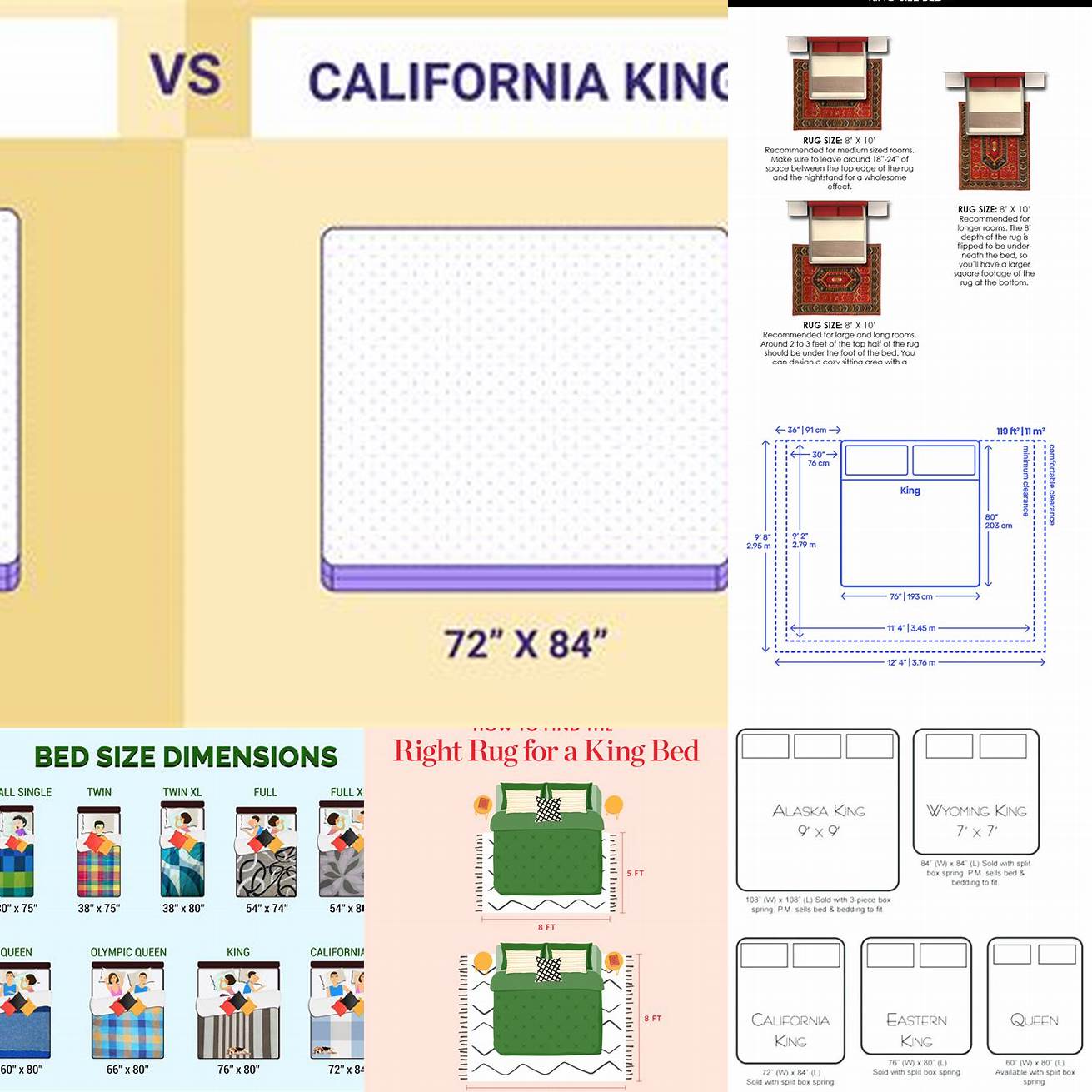Measure your bedroom to make sure a California King Bed will fit properly