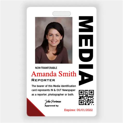 Media Badge Template