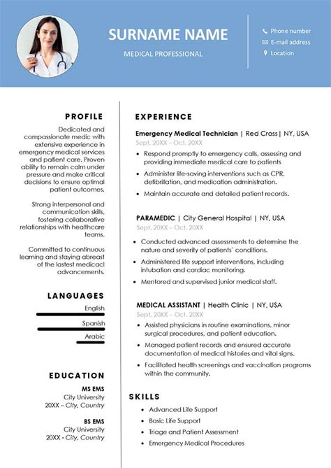 Medical Cv Templates