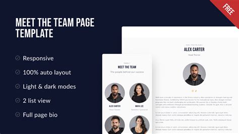 Meet The Staff Template