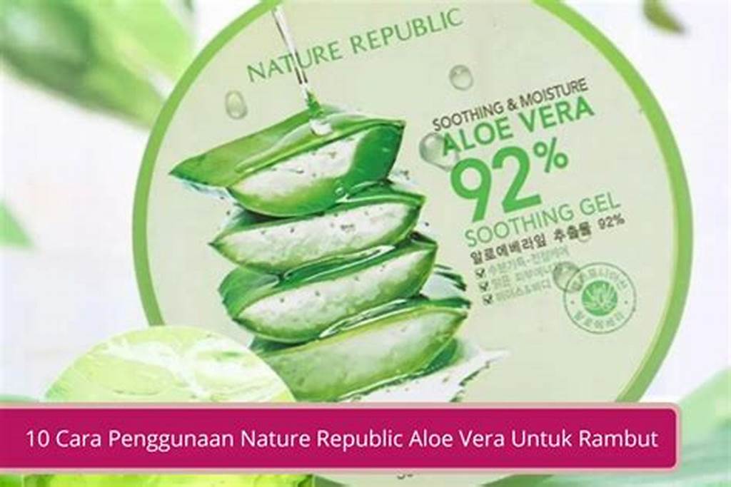 Memanfaatkan Aloe Vera untuk Memperbaiki Rambut Rusak