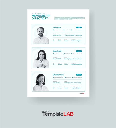 Member Directory Template