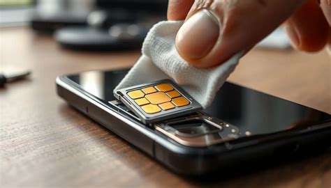 Membersihkan Kartu SIM