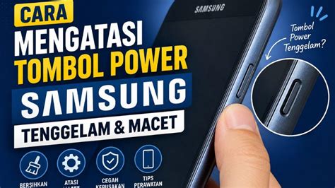 Membersihkan Tombol Power