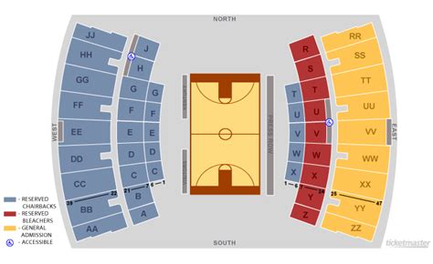 Memorial Coliseum Lexington Seating Chart