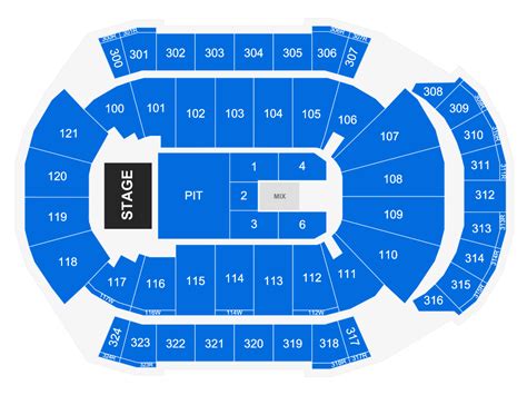 Memorial Coliseum Seating Chart With Rows