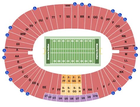 Memorial Stadium Berkeley Seating Chart