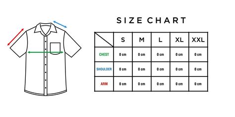 Men Shirts Size Chart