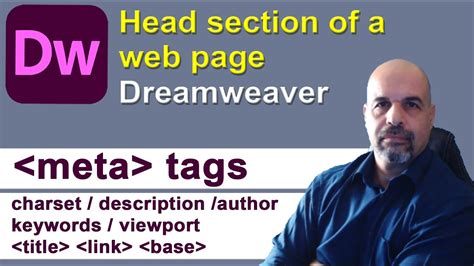 Menambahkan Head dan Meta Tags Melalui Dreamweaver