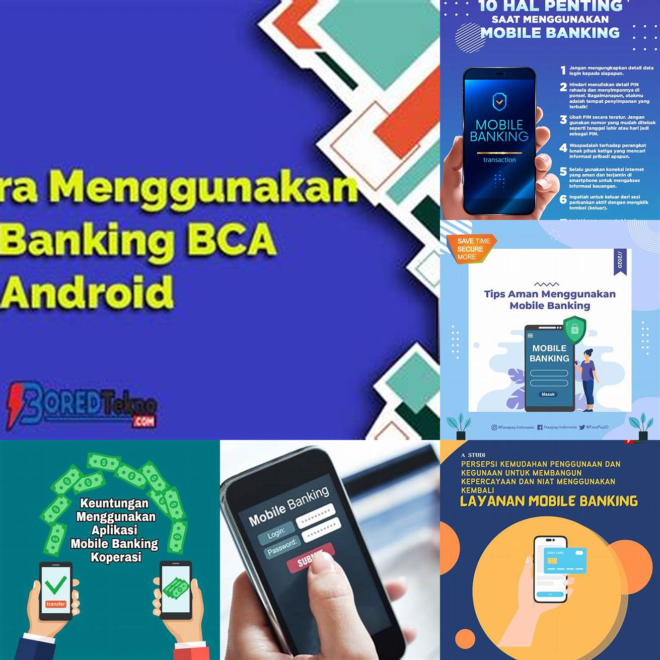 Menggunakan Mobile Banking