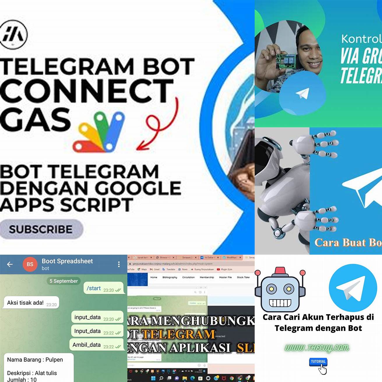 Menghubungkan Bot dengan Telegram
