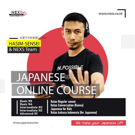 Mengikuti Kelas Bahasa Jepang Online