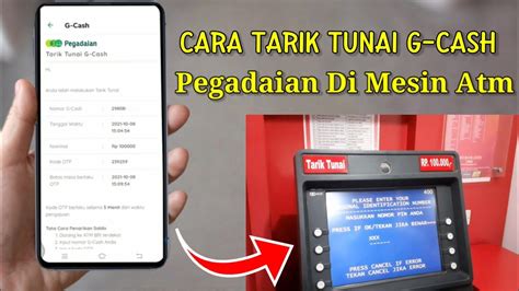 Mengisi Saldo G Cash Melalui ATM