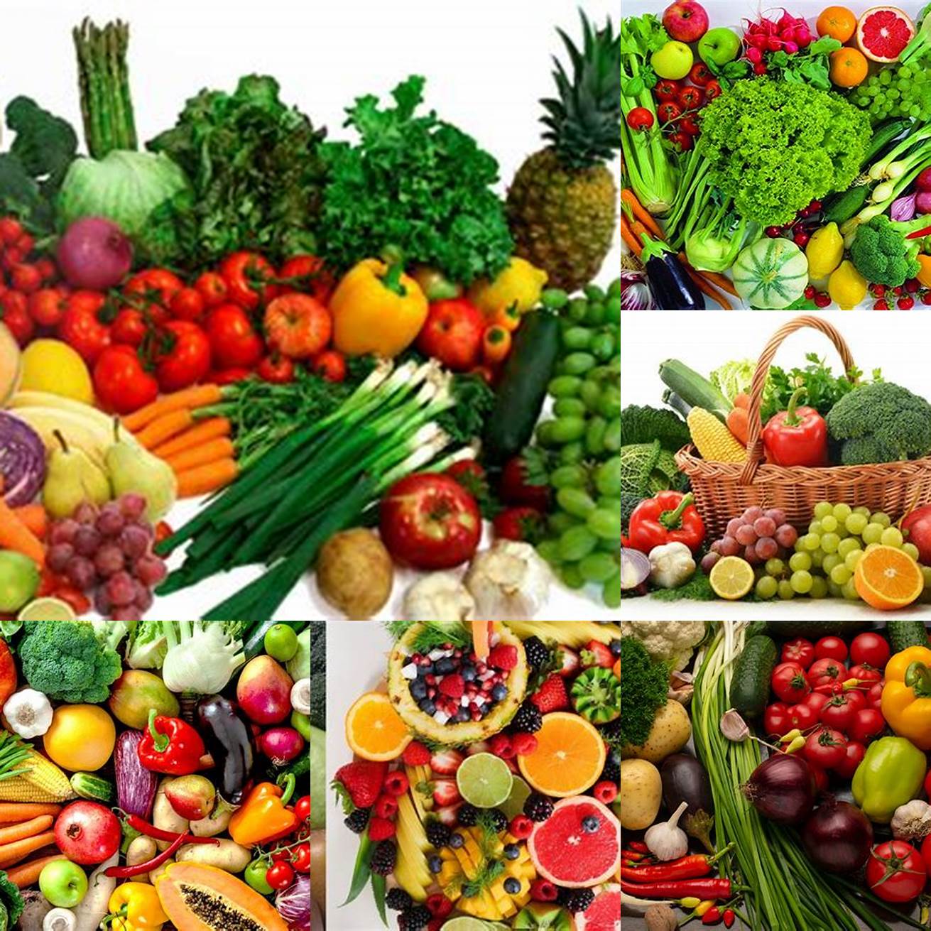 Mengonsumsi sayuran dan buah-buahan