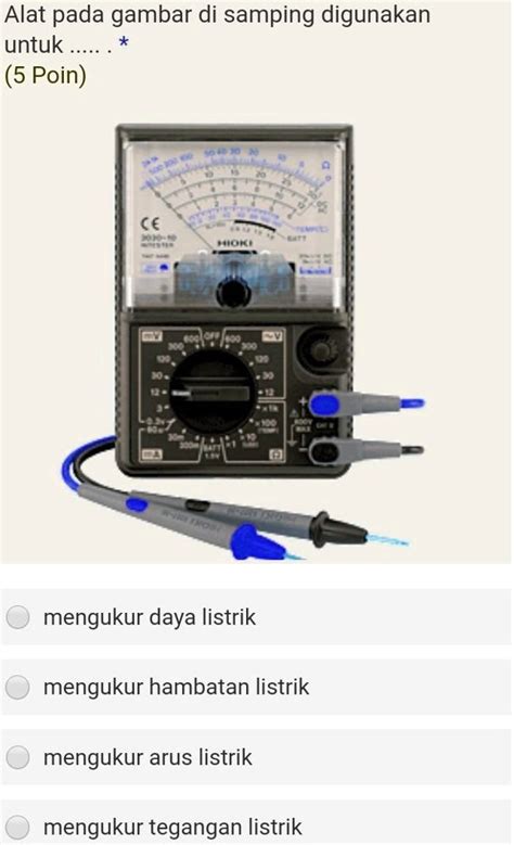 Mengukur Daya Listrik