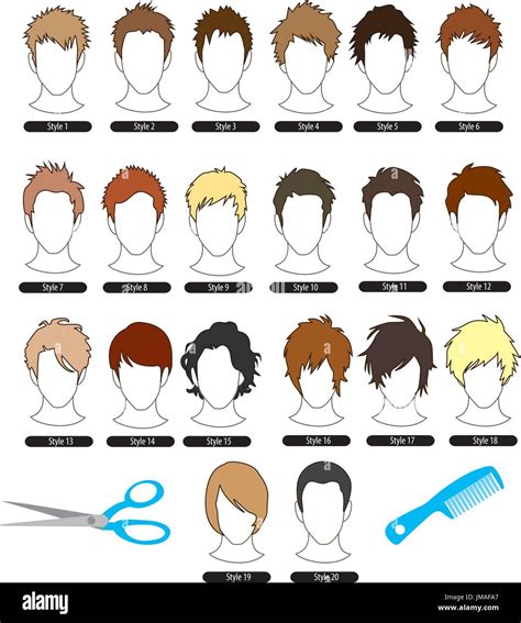 Mens Hairstyle Chart