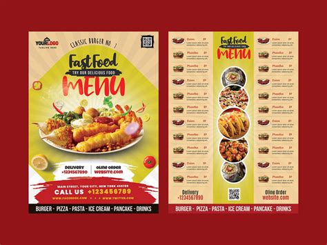 Menu Card Template