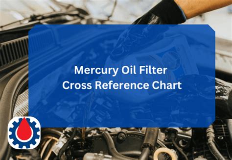 Mercury Oil Filter Cross Reference Chart