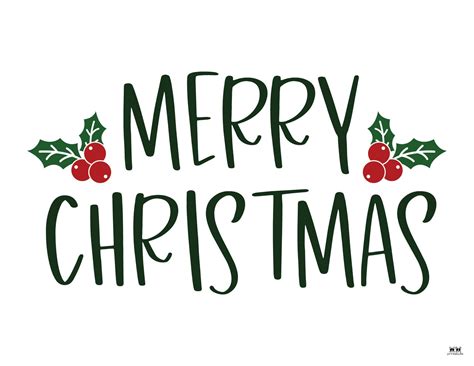 Merry Christmas Printables