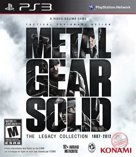 Metal Gear Legacy Collection Ps3 Box Art Printable
