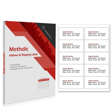 Methdic Label Template