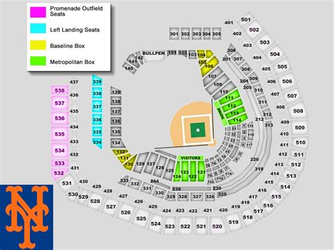 Mets Seating Chart View