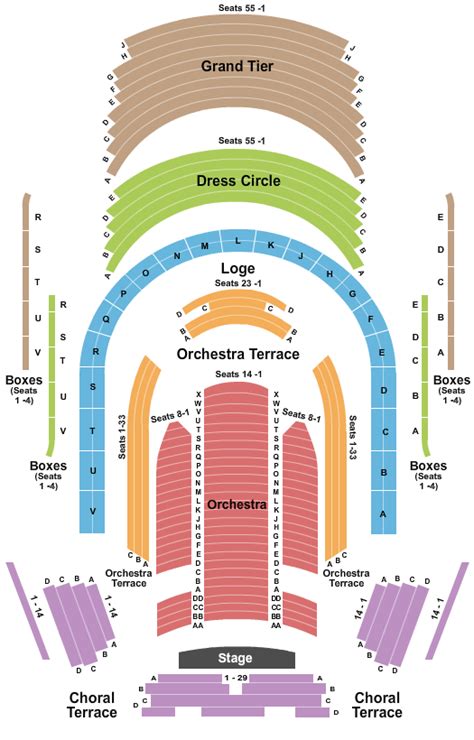 Meyerson Dallas Seating Chart
