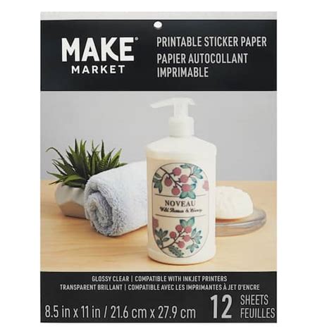 Michaels Printable Sticker Paper
