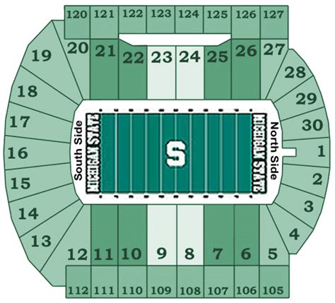 Michigan State Football Seating Chart