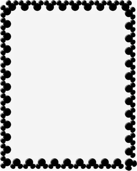 Mickey Mouse Border Template