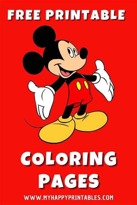 Mickey Mouse Printables Free