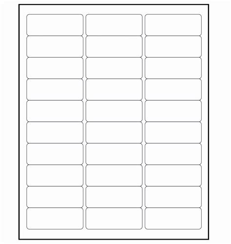 Microsoft Label Templates