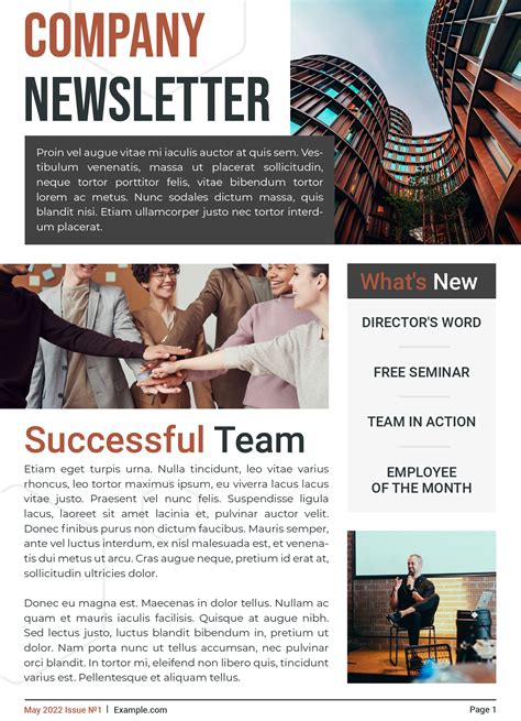 Microsoft Newsletter Templates