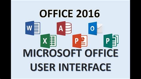 Microsoft Office 2016 user experience
