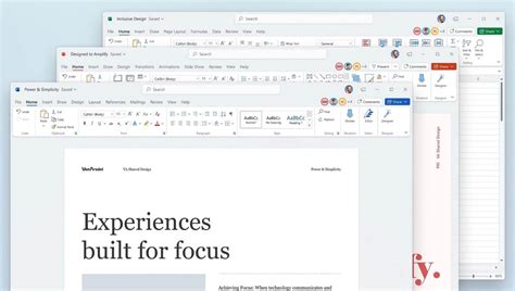 Microsoft Office 2021 interface visual refresh