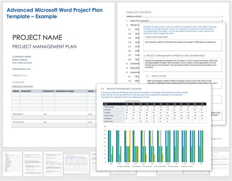 Microsoft Project Plan Templates