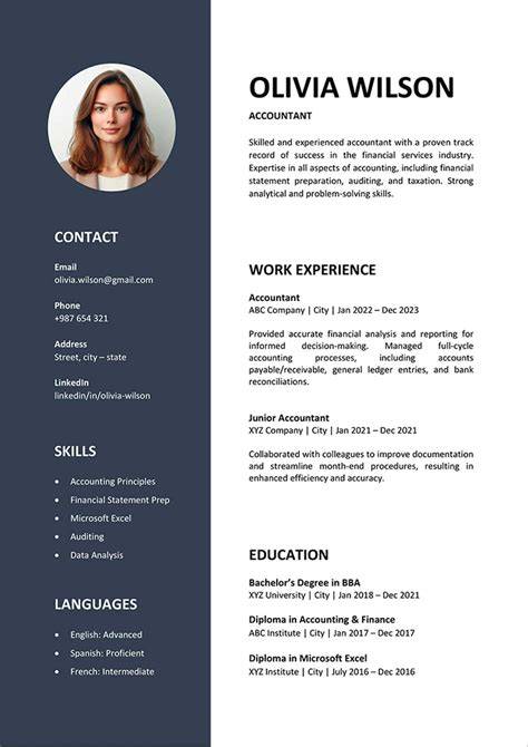 Microsoft Word Resume Template Free