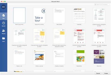 Microsoft Word Web Page Template